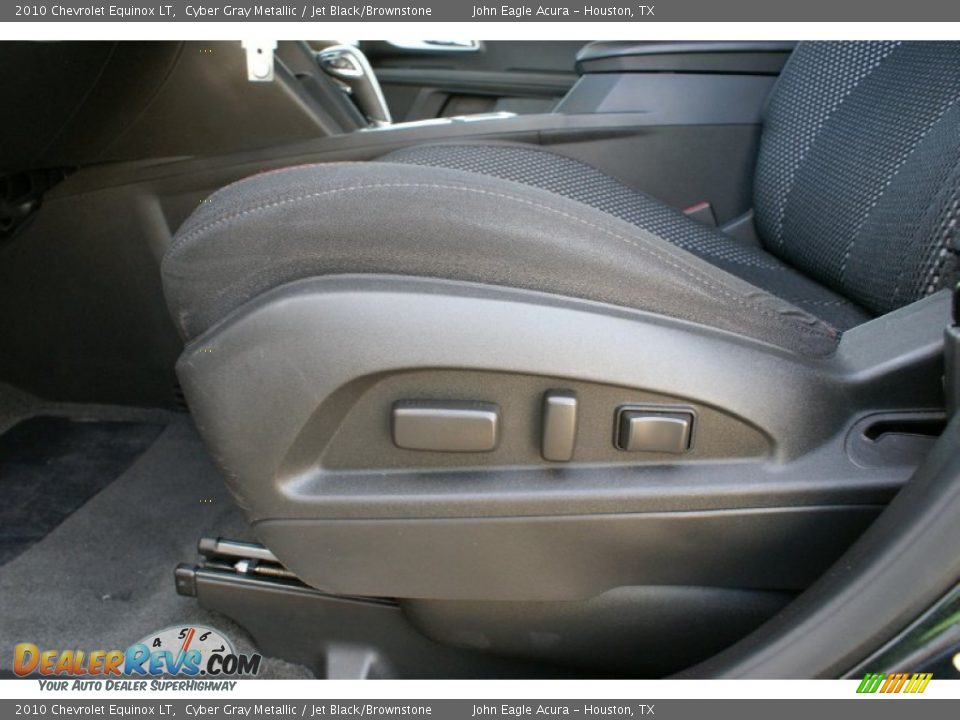 2010 Chevrolet Equinox LT Cyber Gray Metallic / Jet Black/Brownstone Photo #23
