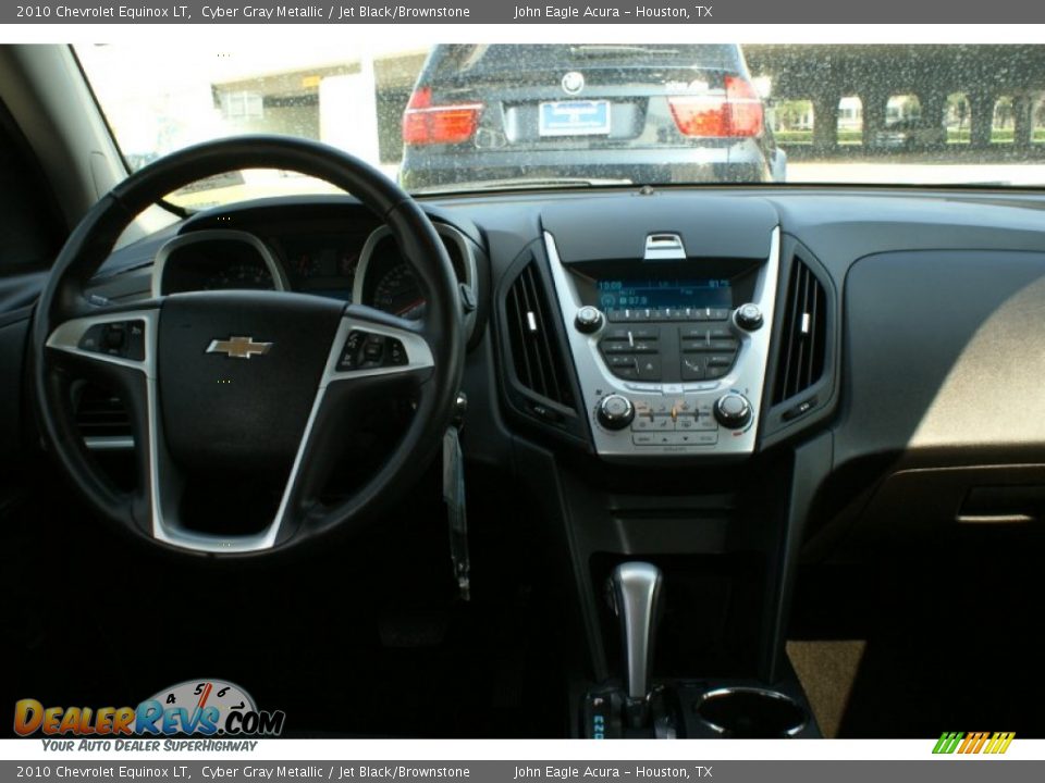 2010 Chevrolet Equinox LT Cyber Gray Metallic / Jet Black/Brownstone Photo #24