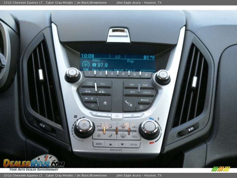 2010 Chevrolet Equinox LT Cyber Gray Metallic / Jet Black/Brownstone Photo #26