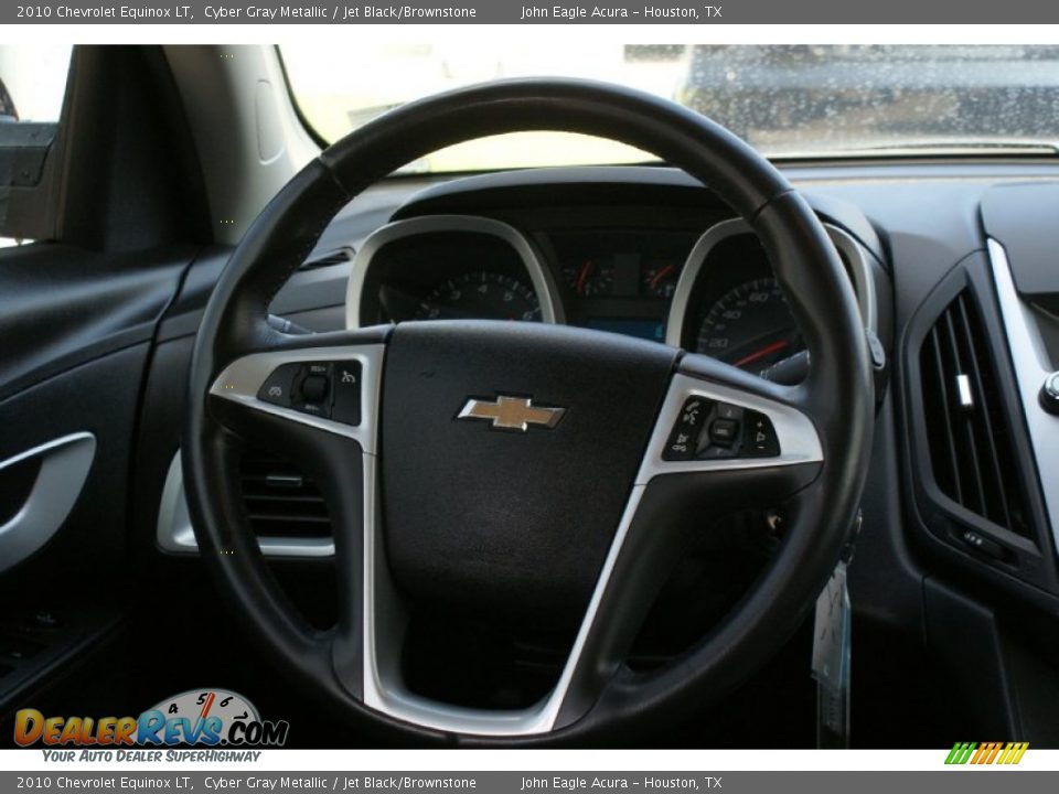 2010 Chevrolet Equinox LT Cyber Gray Metallic / Jet Black/Brownstone Photo #27