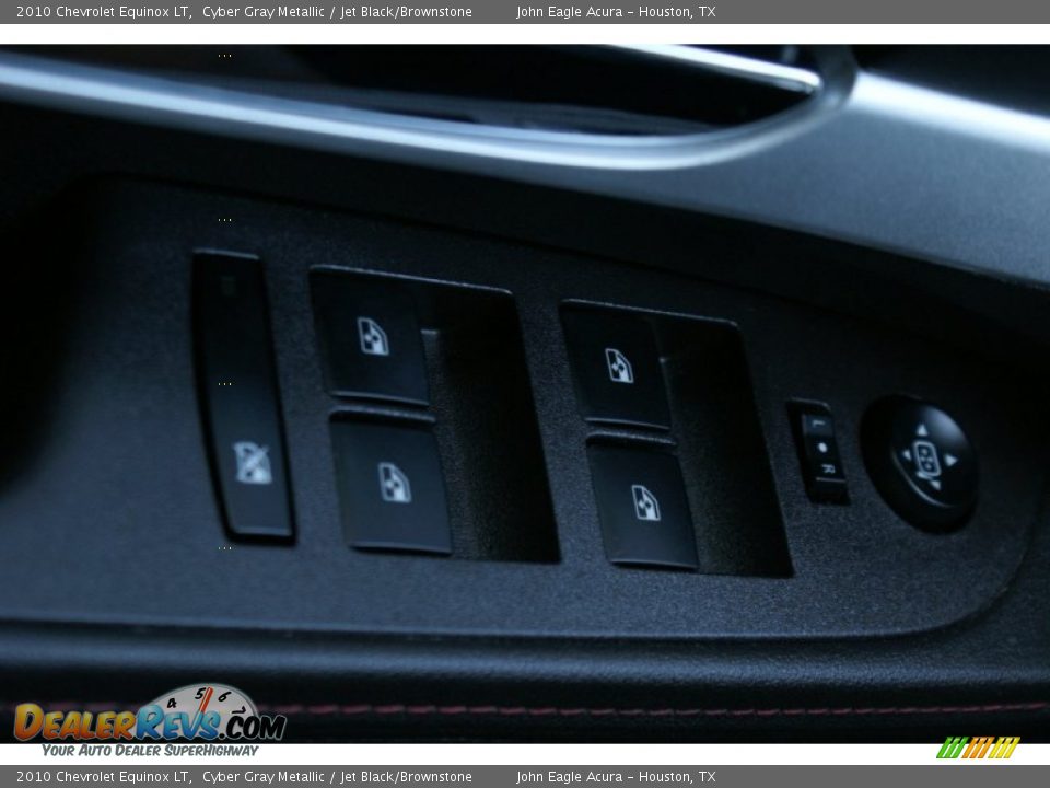 2010 Chevrolet Equinox LT Cyber Gray Metallic / Jet Black/Brownstone Photo #36