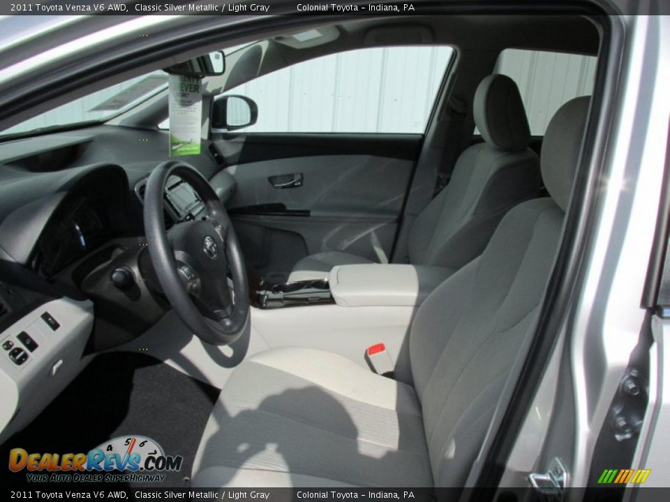 2011 Toyota Venza V6 AWD Classic Silver Metallic / Light Gray Photo #13