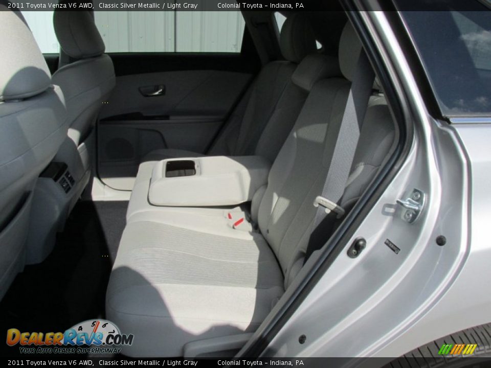 2011 Toyota Venza V6 AWD Classic Silver Metallic / Light Gray Photo #14