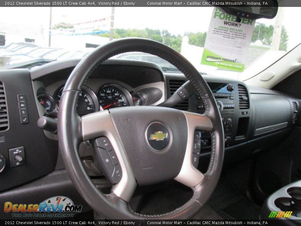 2012 Chevrolet Silverado 1500 LT Crew Cab 4x4 Victory Red / Ebony Photo #15