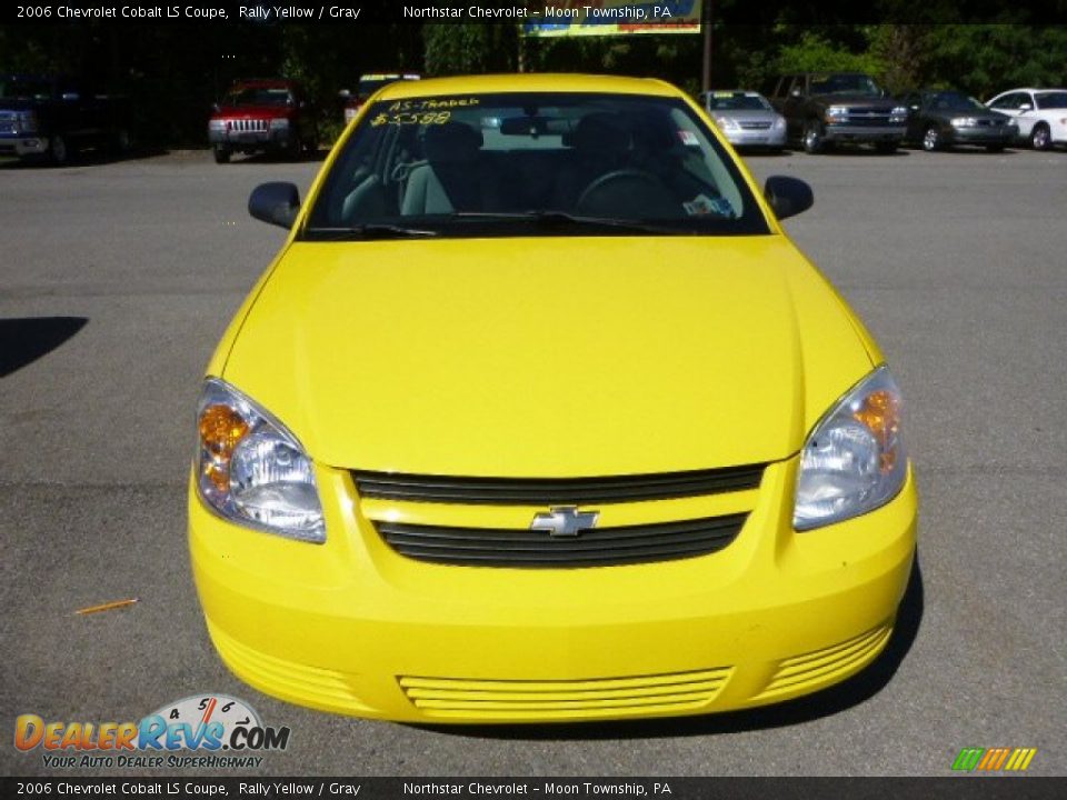 2006 Chevrolet Cobalt LS Coupe Rally Yellow / Gray Photo #6