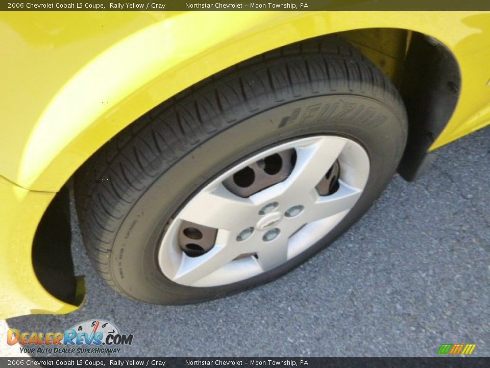 2006 Chevrolet Cobalt LS Coupe Rally Yellow / Gray Photo #7