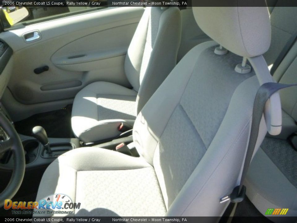 2006 Chevrolet Cobalt LS Coupe Rally Yellow / Gray Photo #8