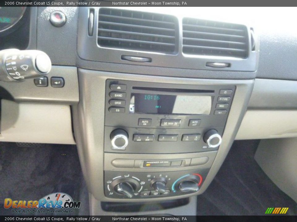 2006 Chevrolet Cobalt LS Coupe Rally Yellow / Gray Photo #13