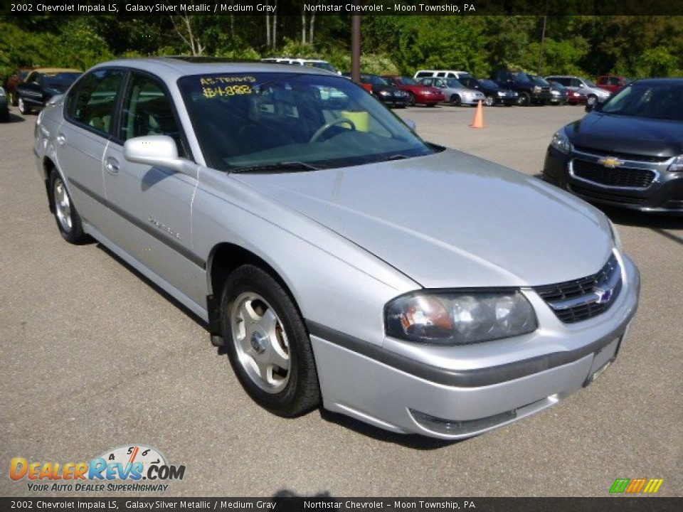 2002 Chevrolet Impala LS Galaxy Silver Metallic / Medium Gray Photo #5