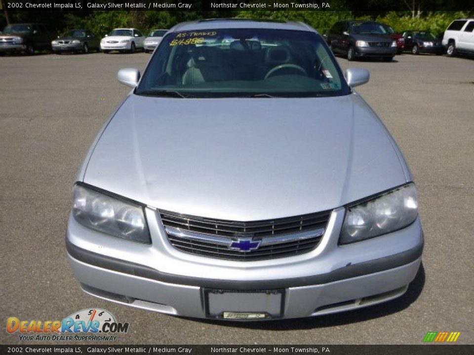 2002 Chevrolet Impala LS Galaxy Silver Metallic / Medium Gray Photo #6