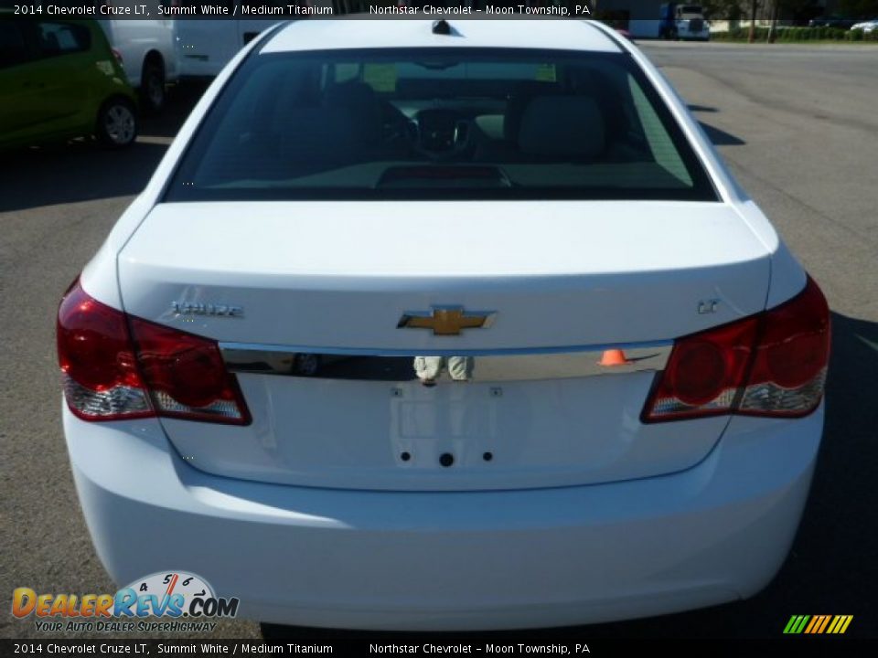 2014 Chevrolet Cruze LT Summit White / Medium Titanium Photo #4