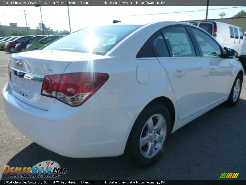 2014 Chevrolet Cruze LT Summit White / Medium Titanium Photo #5