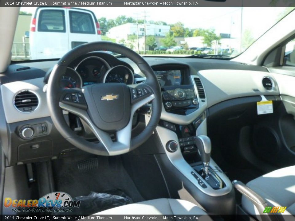 2014 Chevrolet Cruze LT Summit White / Medium Titanium Photo #12