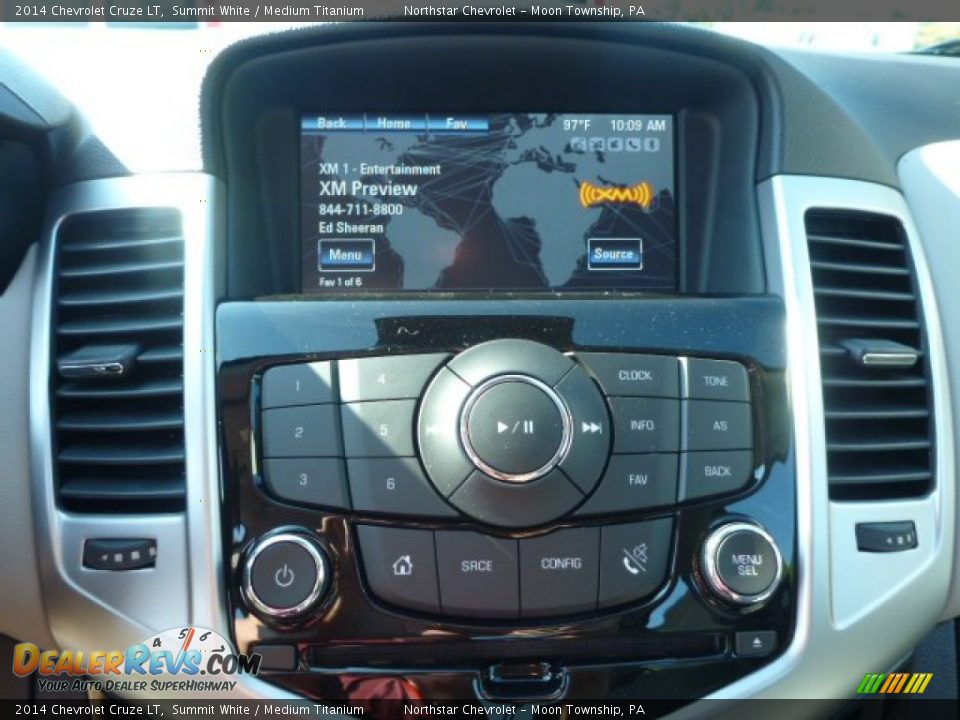 2014 Chevrolet Cruze LT Summit White / Medium Titanium Photo #18