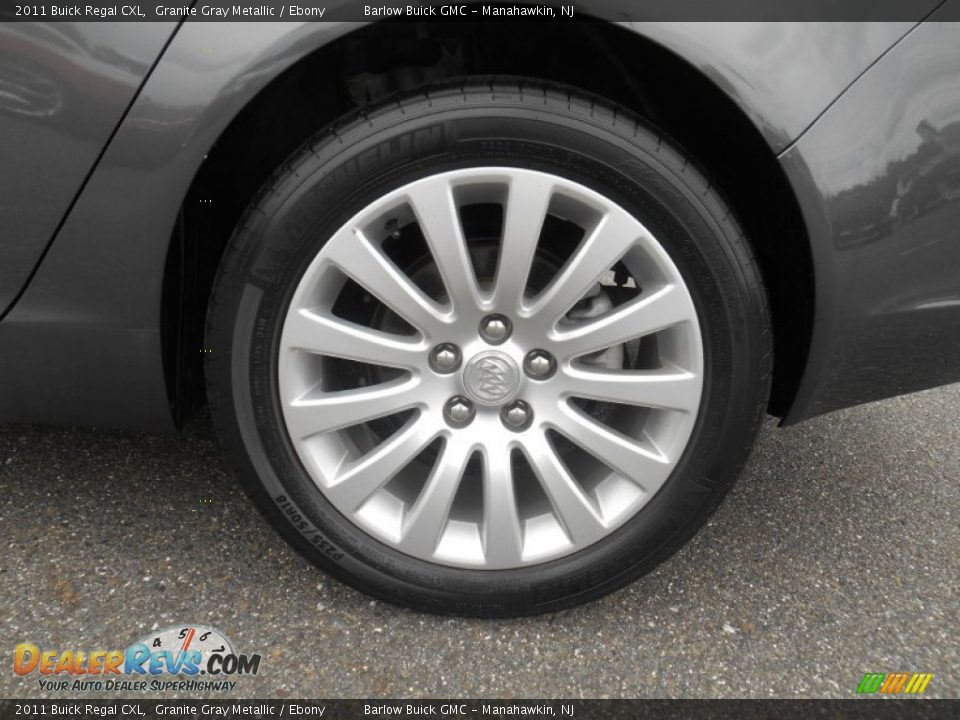 2011 Buick Regal CXL Granite Gray Metallic / Ebony Photo #4