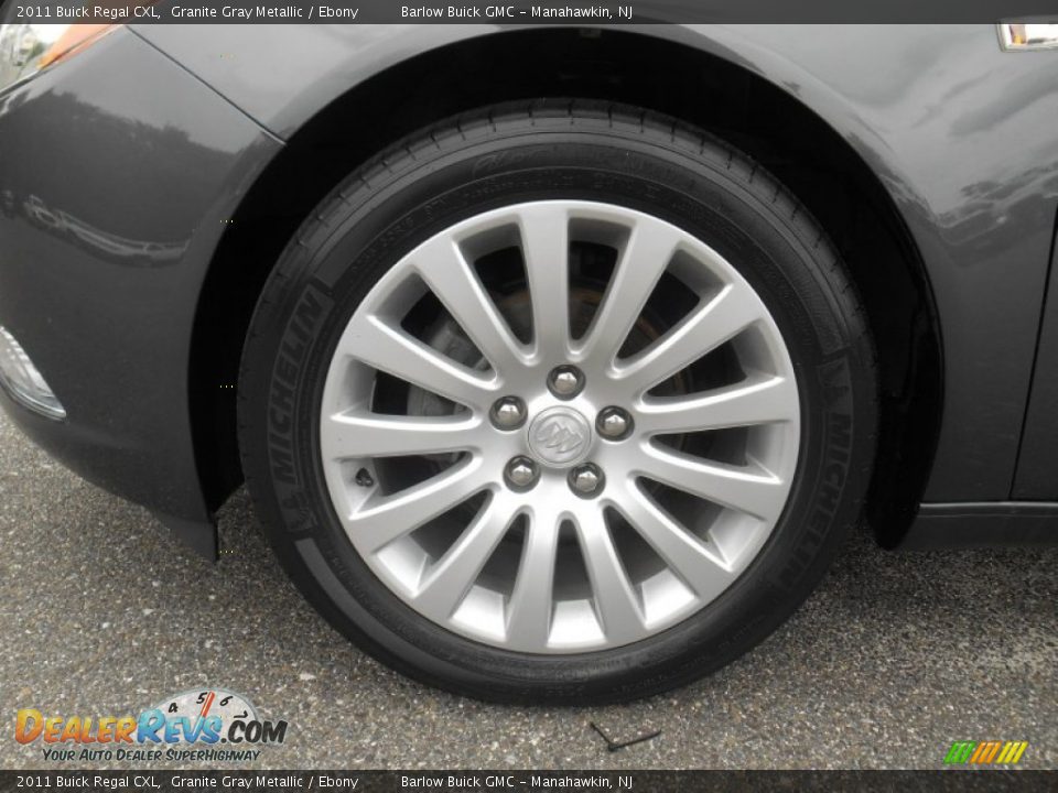 2011 Buick Regal CXL Granite Gray Metallic / Ebony Photo #5