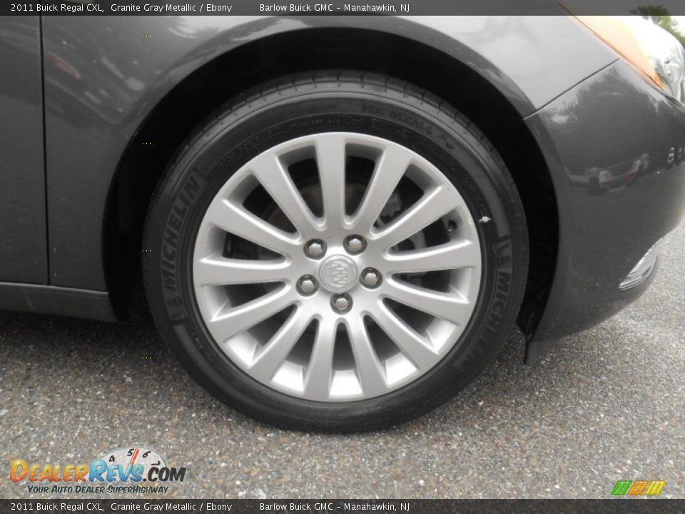 2011 Buick Regal CXL Granite Gray Metallic / Ebony Photo #6