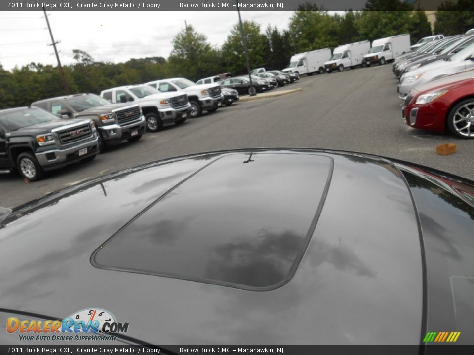 2011 Buick Regal CXL Granite Gray Metallic / Ebony Photo #9