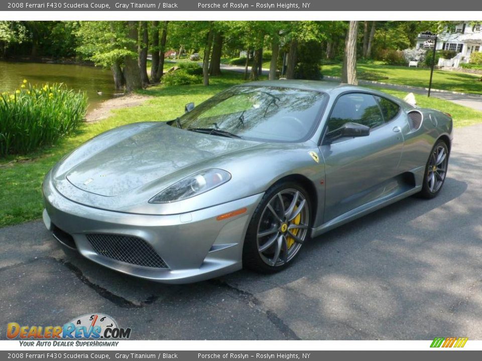 2008 Ferrari F430 Scuderia Coupe Gray Titanium / Black Photo #1