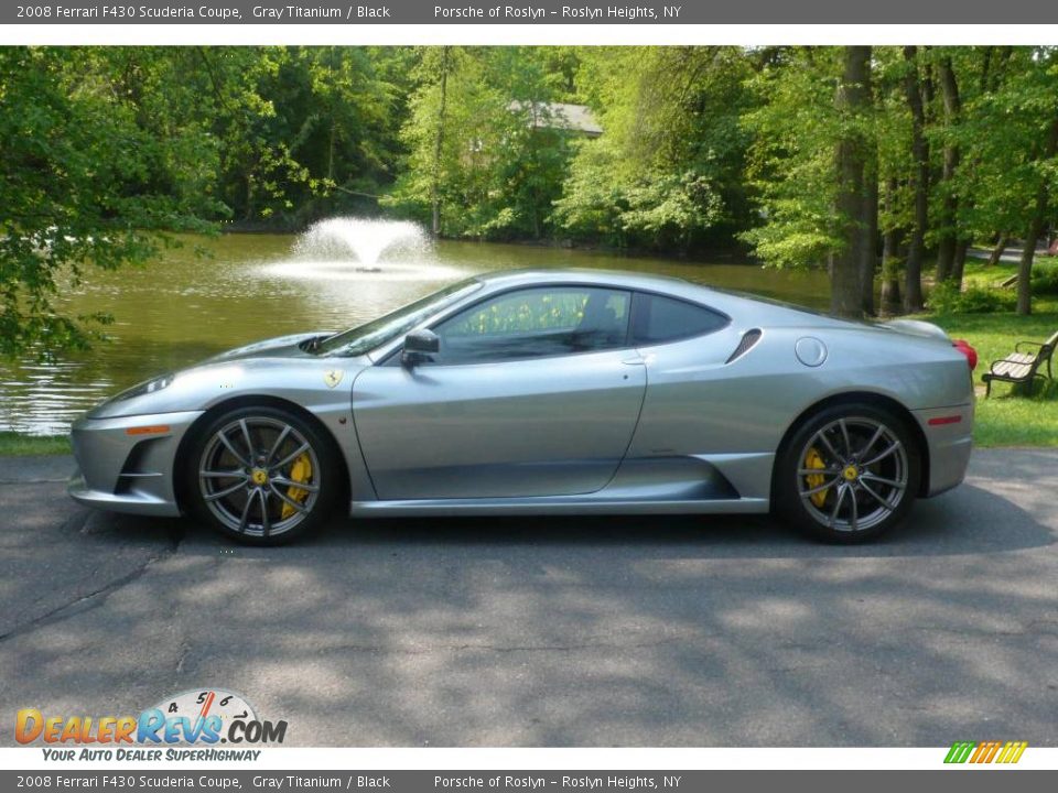 2008 Ferrari F430 Scuderia Coupe Gray Titanium / Black Photo #3