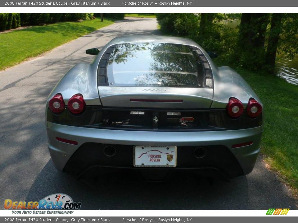 2008 Ferrari F430 Scuderia Coupe Gray Titanium / Black Photo #5