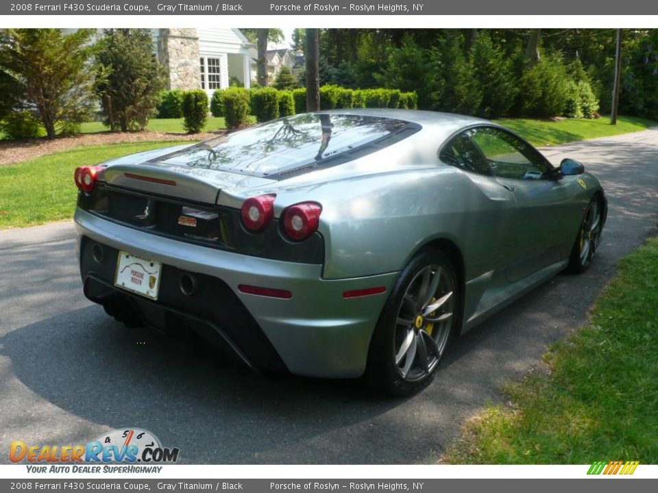 2008 Ferrari F430 Scuderia Coupe Gray Titanium / Black Photo #7