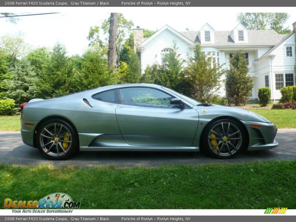 2008 Ferrari F430 Scuderia Coupe Gray Titanium / Black Photo #8