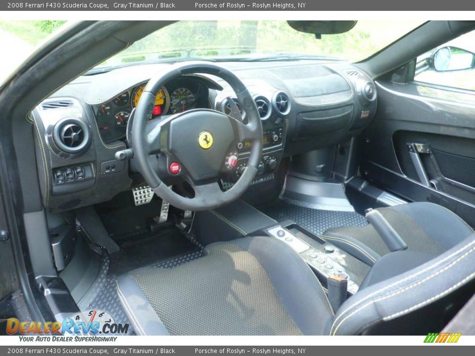 2008 Ferrari F430 Scuderia Coupe Gray Titanium / Black Photo #13