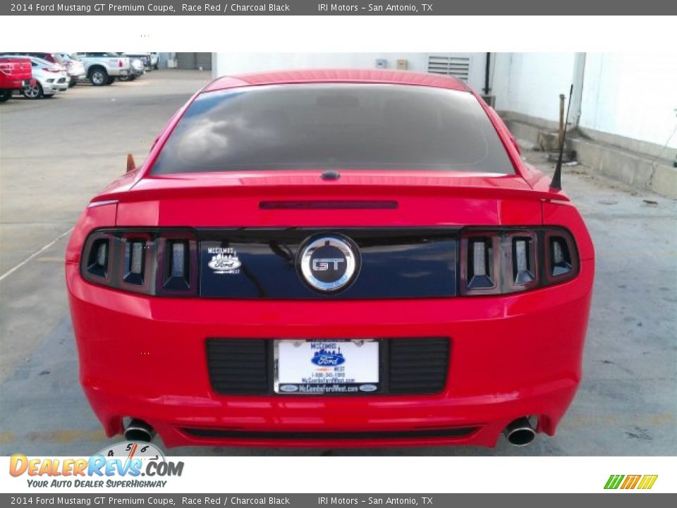 2014 Ford Mustang GT Premium Coupe Race Red / Charcoal Black Photo #10
