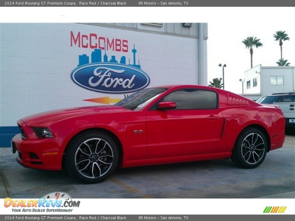 2014 Ford Mustang GT Premium Coupe Race Red / Charcoal Black Photo #19