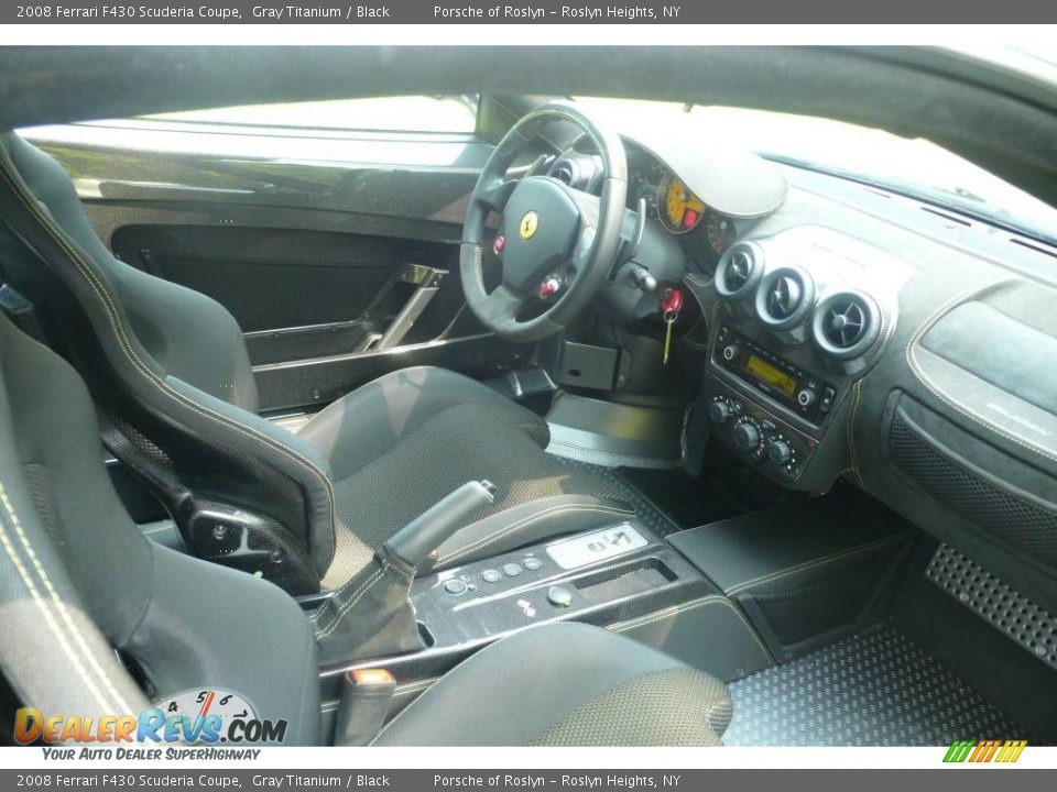 2008 Ferrari F430 Scuderia Coupe Gray Titanium / Black Photo #17