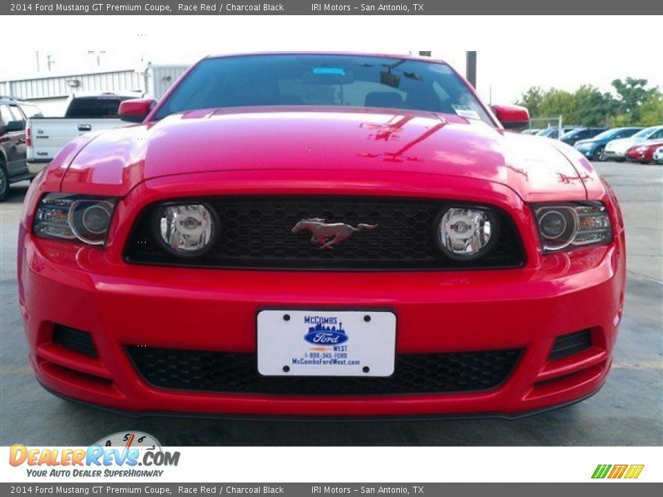 2014 Ford Mustang GT Premium Coupe Race Red / Charcoal Black Photo #21