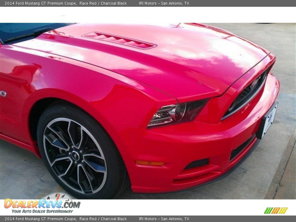 2014 Ford Mustang GT Premium Coupe Race Red / Charcoal Black Photo #22