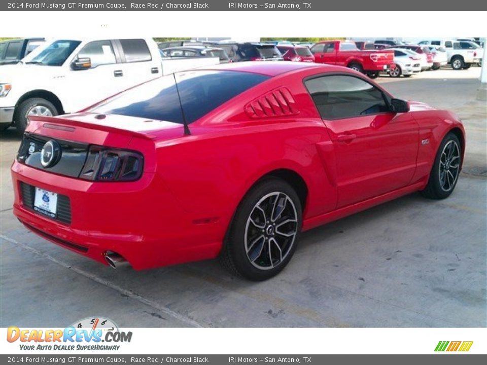 2014 Ford Mustang GT Premium Coupe Race Red / Charcoal Black Photo #26