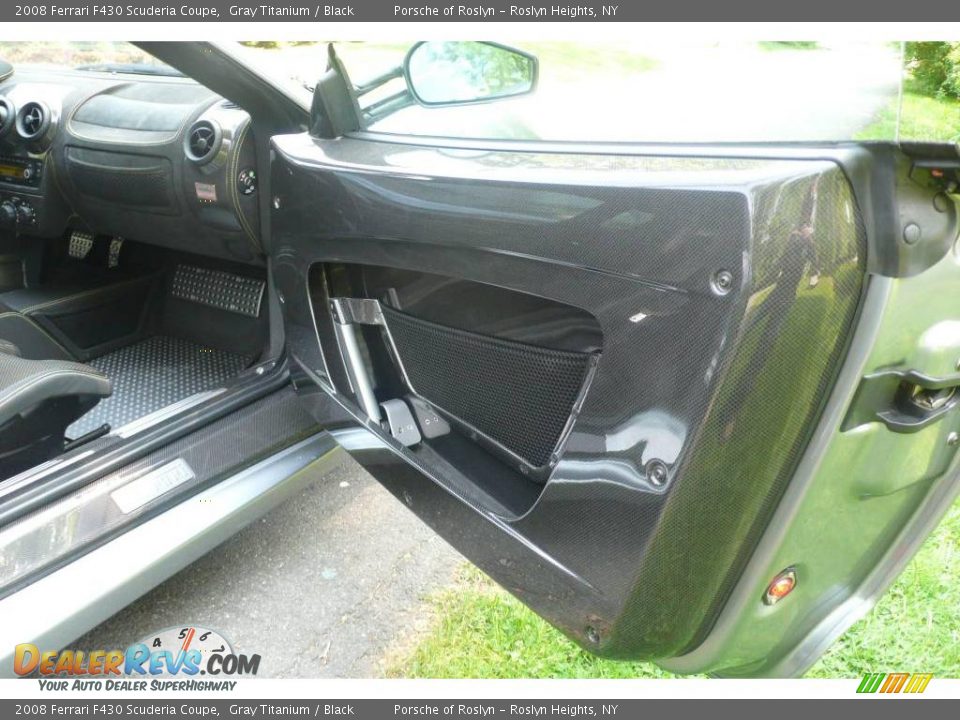 2008 Ferrari F430 Scuderia Coupe Gray Titanium / Black Photo #20