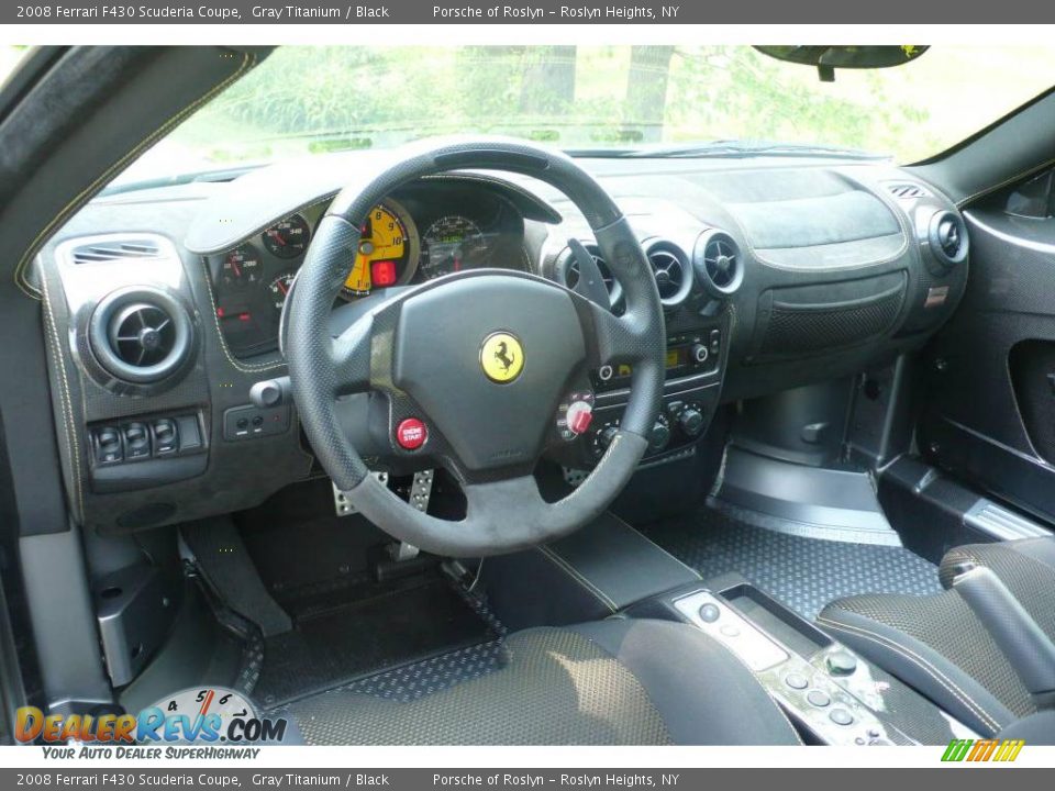 2008 Ferrari F430 Scuderia Coupe Gray Titanium / Black Photo #21