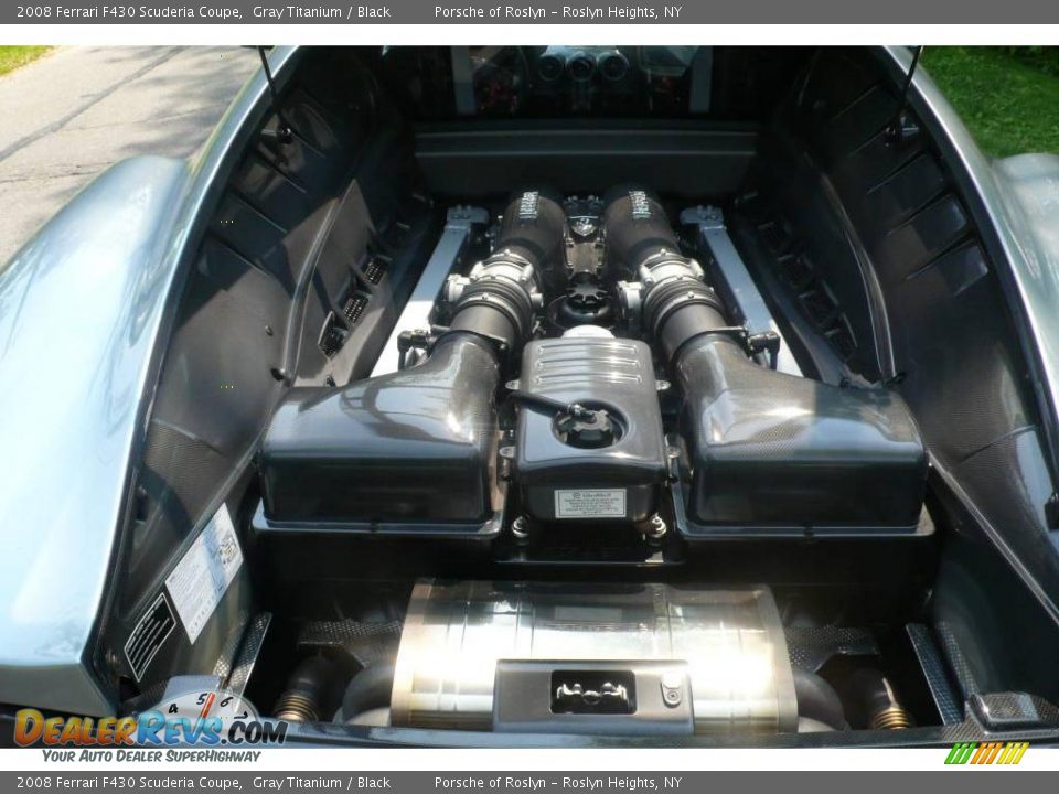 2008 Ferrari F430 Scuderia Coupe Gray Titanium / Black Photo #23
