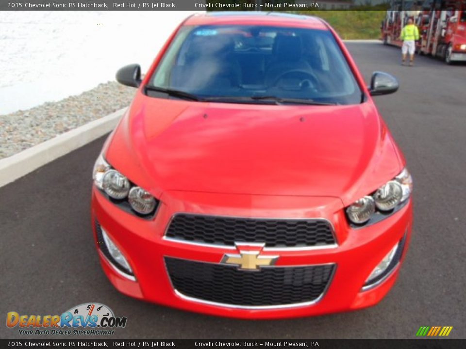 Red Hot 2015 Chevrolet Sonic RS Hatchback Photo #5