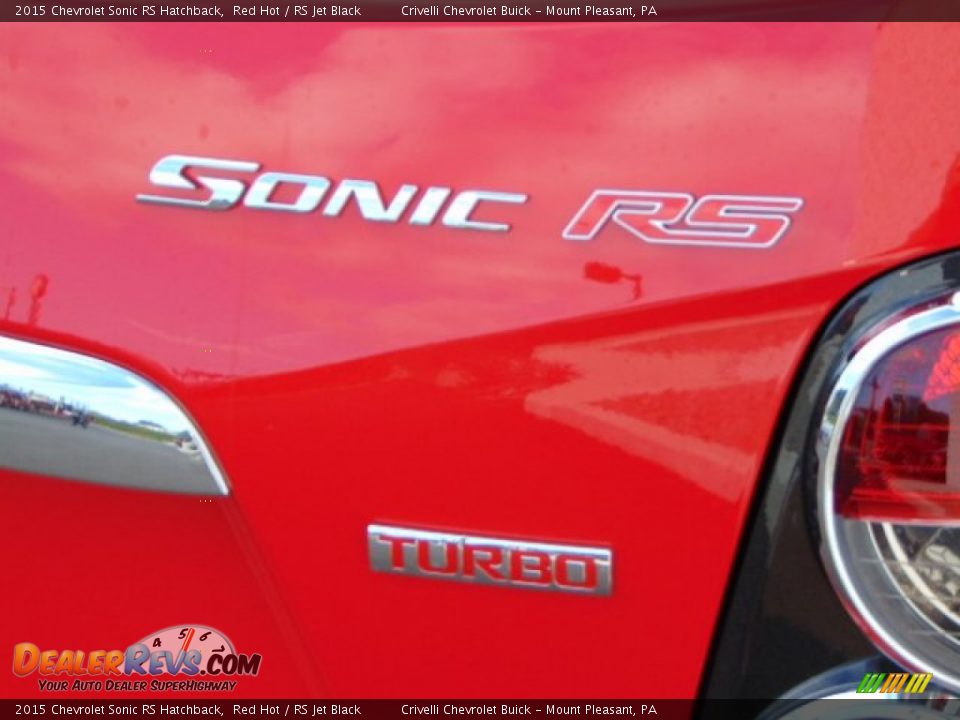 2015 Chevrolet Sonic RS Hatchback Red Hot / RS Jet Black Photo #8