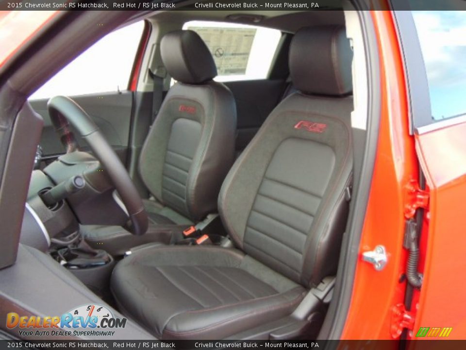 Front Seat of 2015 Chevrolet Sonic RS Hatchback Photo #11