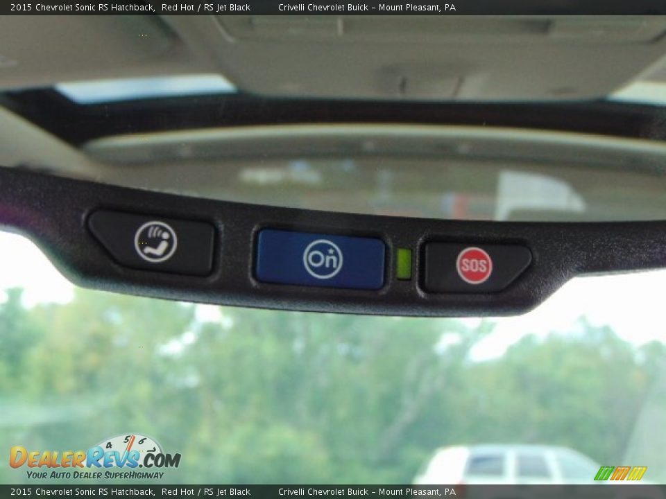 2015 Chevrolet Sonic RS Hatchback Red Hot / RS Jet Black Photo #17