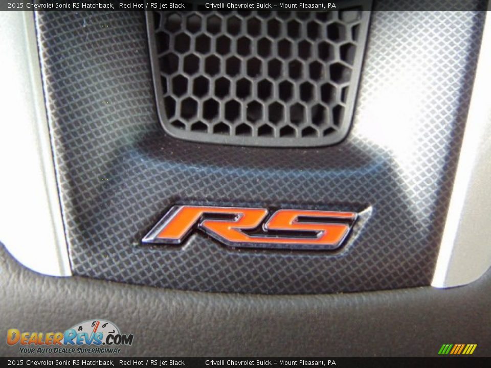 2015 Chevrolet Sonic RS Hatchback Red Hot / RS Jet Black Photo #20