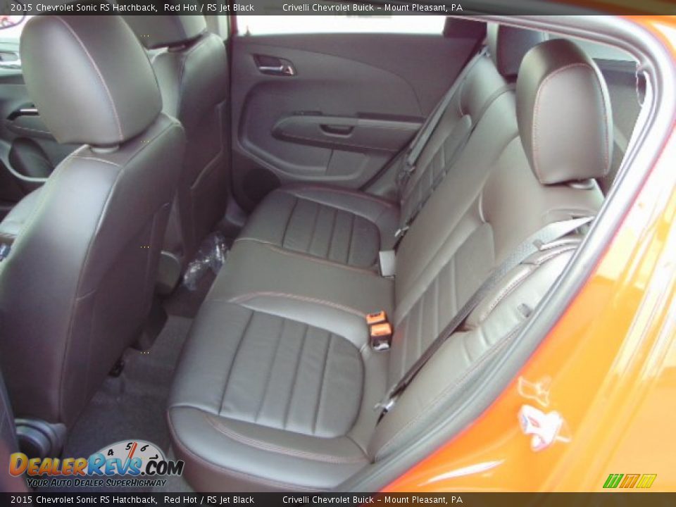 Rear Seat of 2015 Chevrolet Sonic RS Hatchback Photo #22