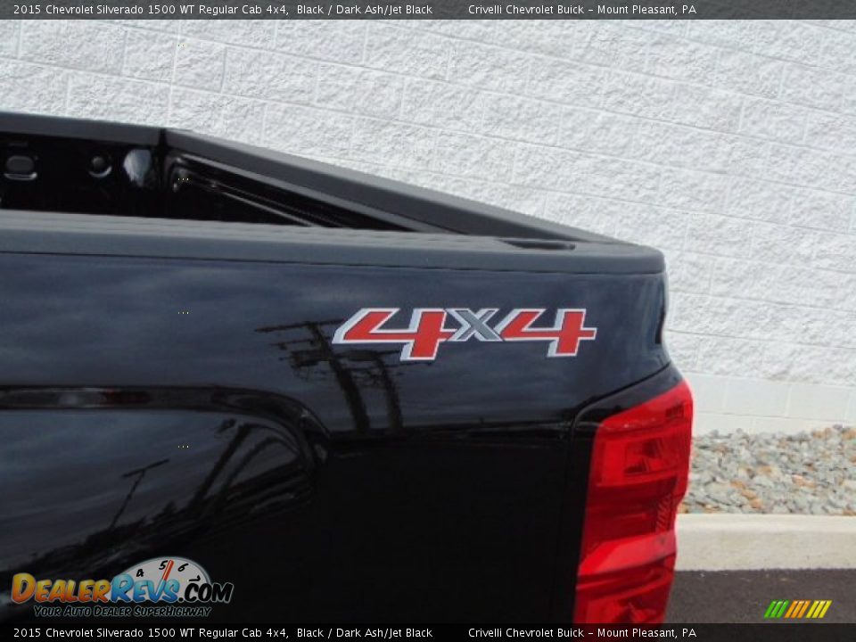 2015 Chevrolet Silverado 1500 WT Regular Cab 4x4 Black / Dark Ash/Jet Black Photo #4
