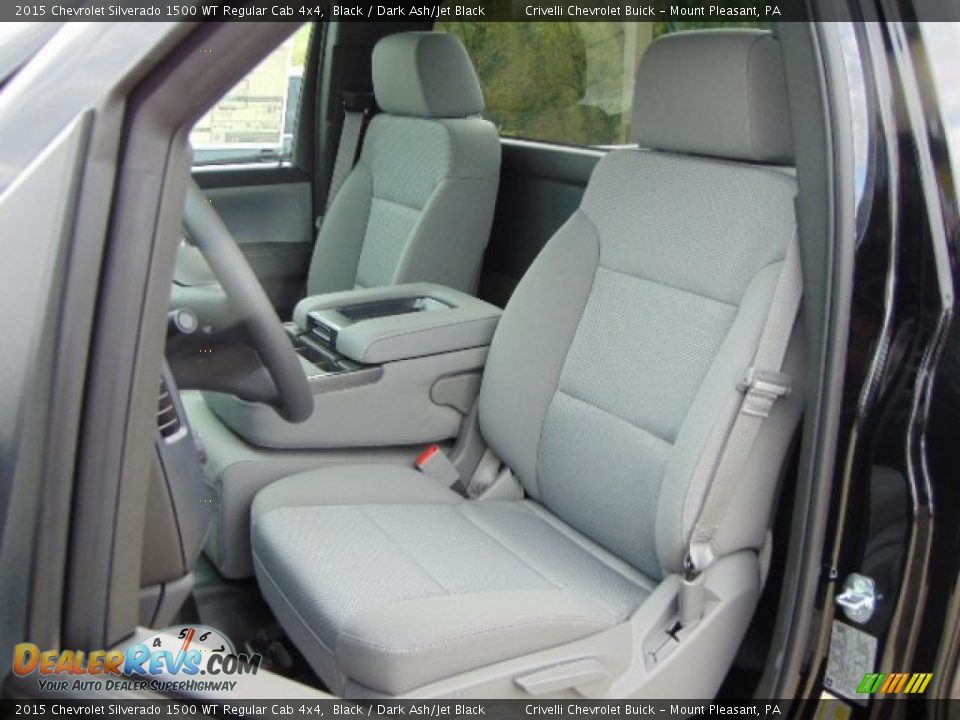 Front Seat of 2015 Chevrolet Silverado 1500 WT Regular Cab 4x4 Photo #10