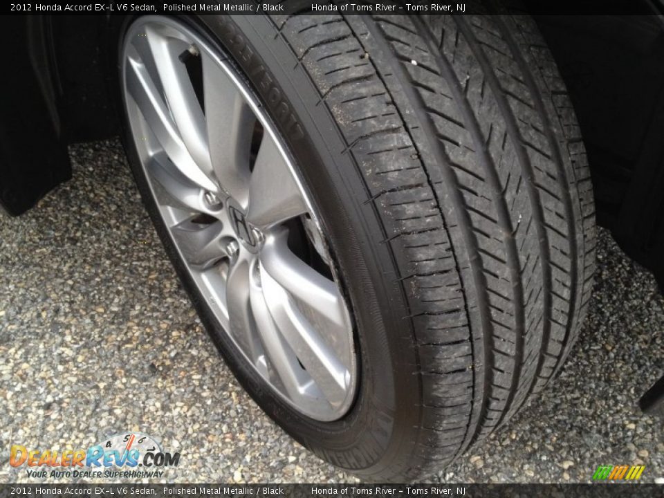 2012 Honda Accord EX-L V6 Sedan Polished Metal Metallic / Black Photo #2