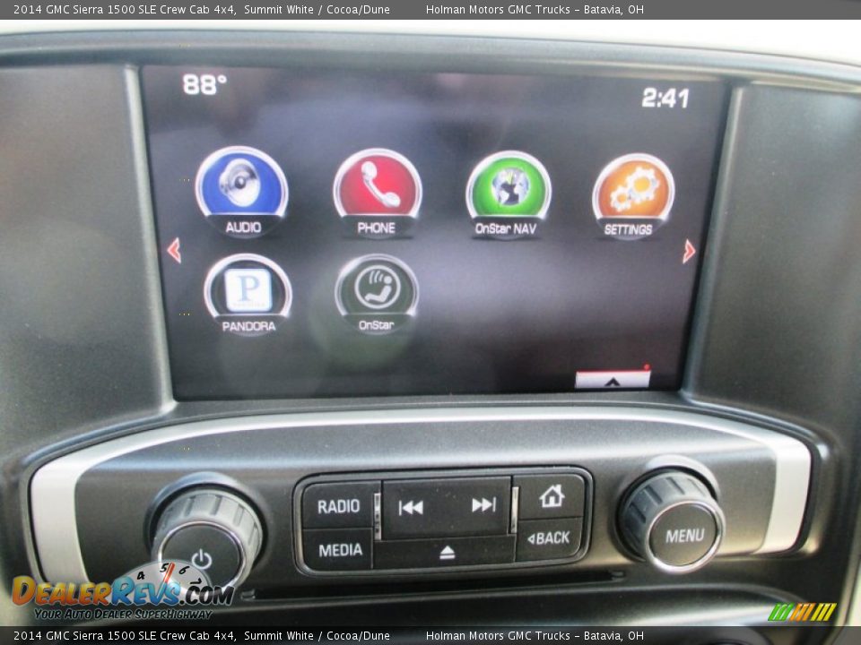 2014 GMC Sierra 1500 SLE Crew Cab 4x4 Summit White / Cocoa/Dune Photo #10