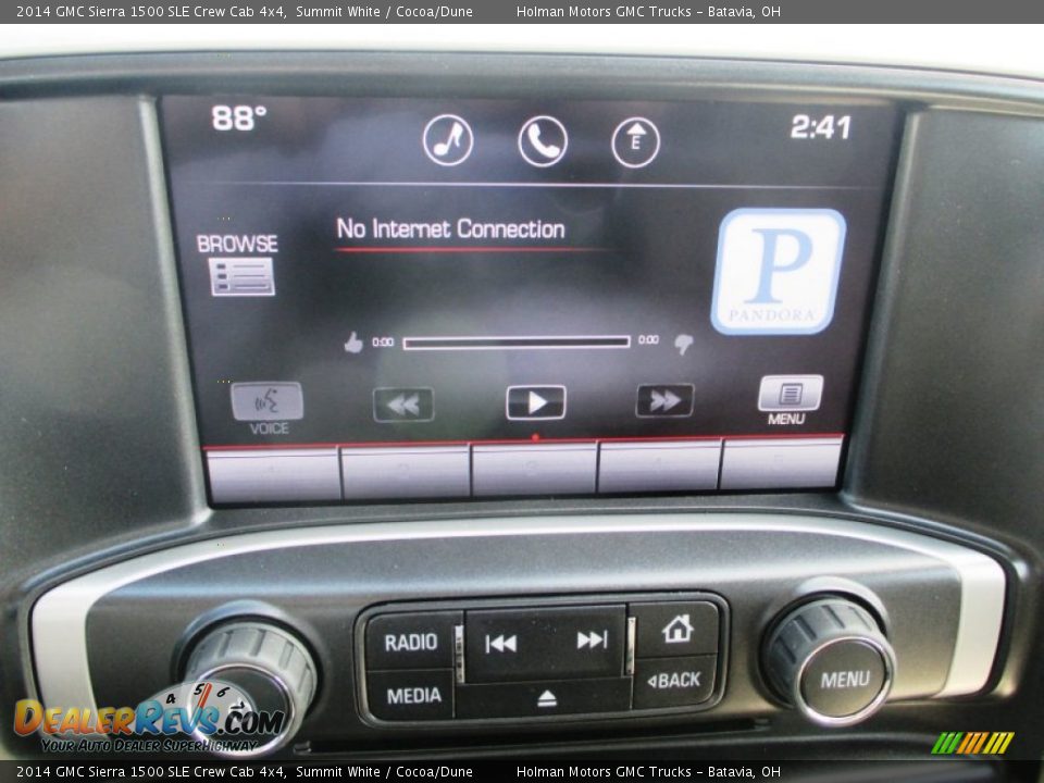 2014 GMC Sierra 1500 SLE Crew Cab 4x4 Summit White / Cocoa/Dune Photo #11