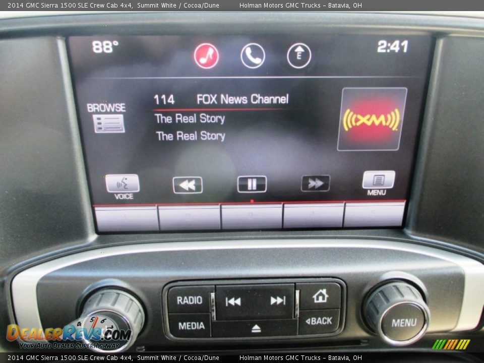 2014 GMC Sierra 1500 SLE Crew Cab 4x4 Summit White / Cocoa/Dune Photo #12