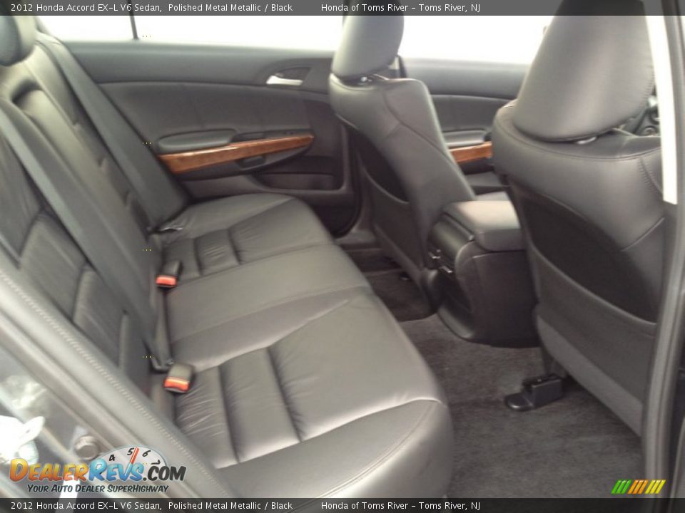 2012 Honda Accord EX-L V6 Sedan Polished Metal Metallic / Black Photo #25